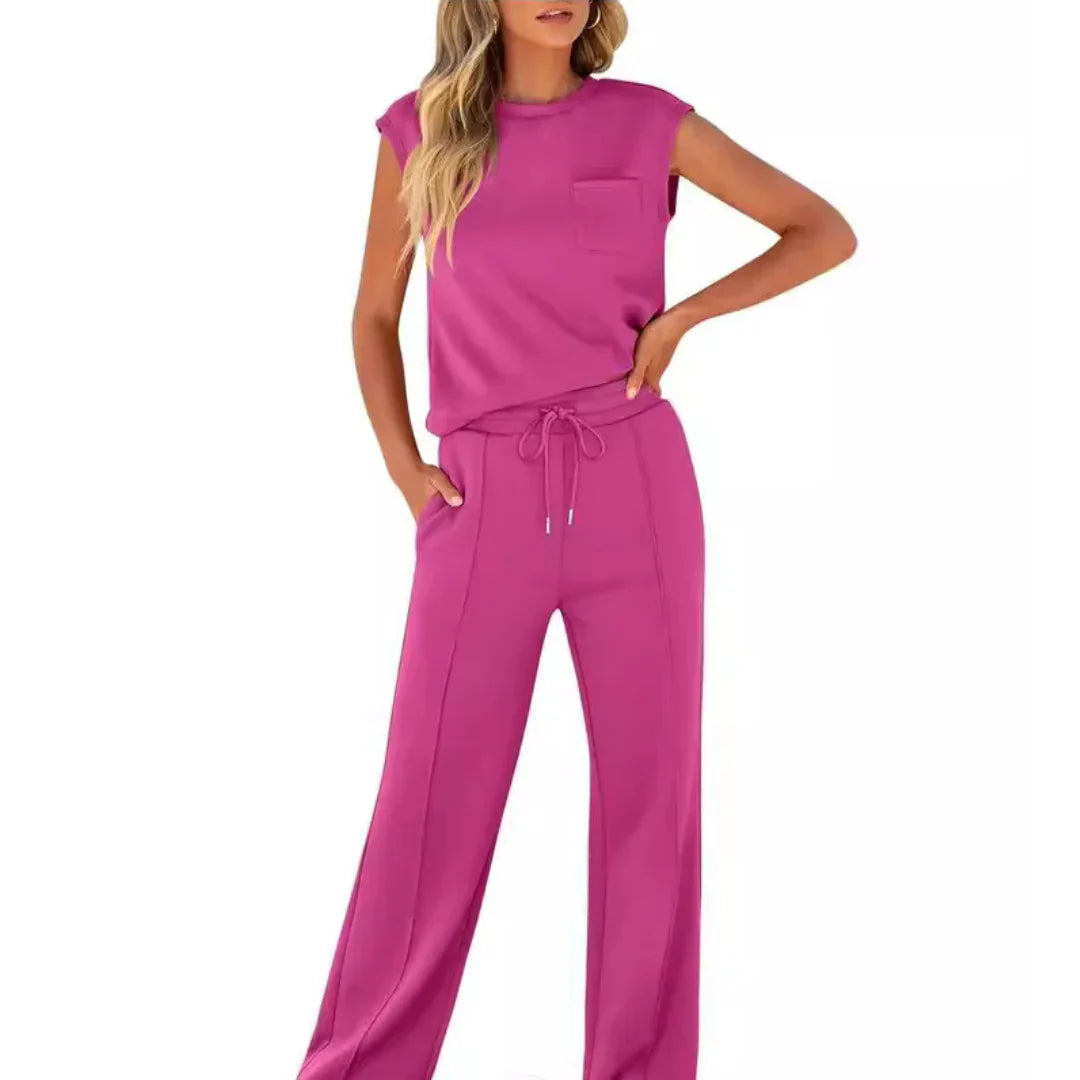 KAIYA™ – Casual Zomer Zachte Lounge Co-Ord