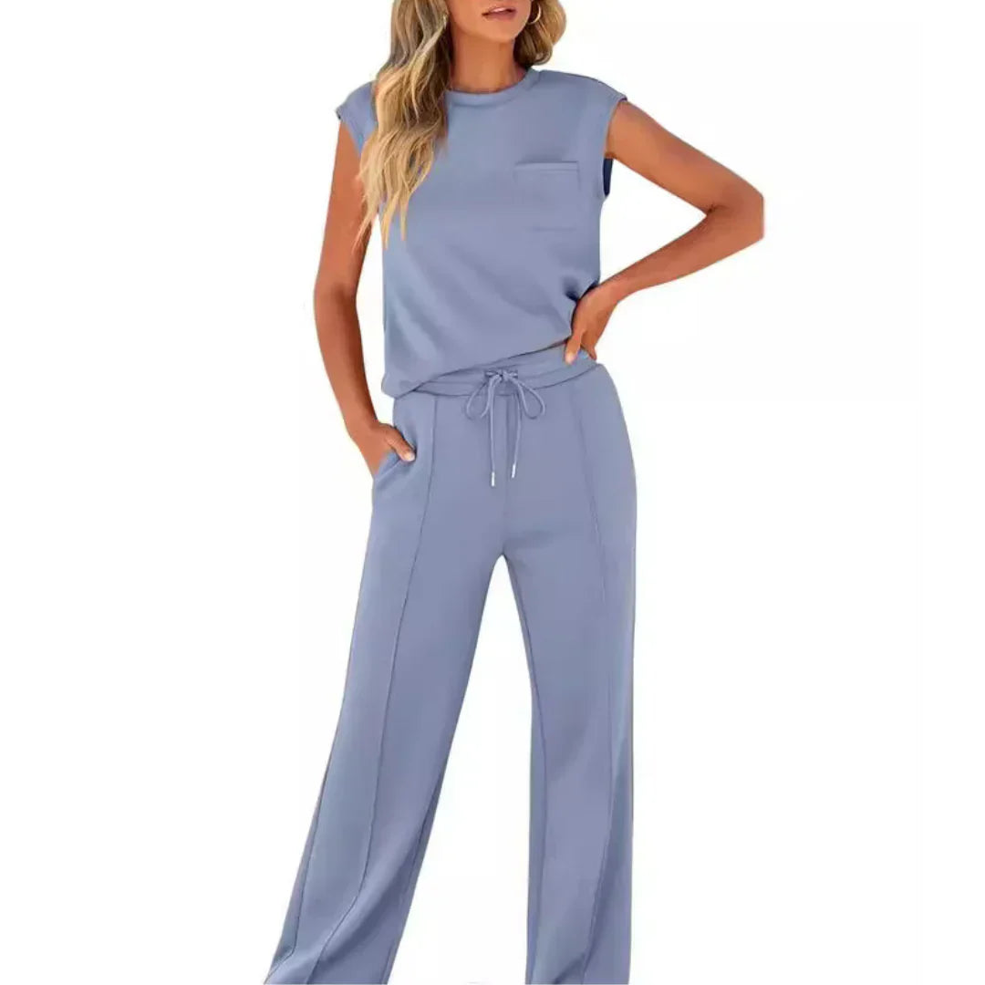 KAIYA™ – Casual Zomer Zachte Lounge Co-Ord