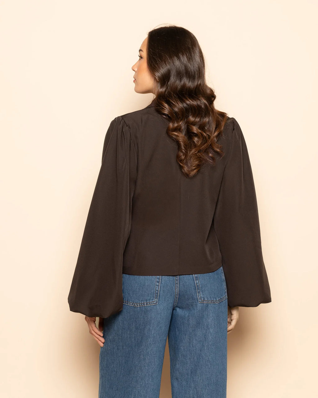 NOE WRAP BLAZER ORANJE