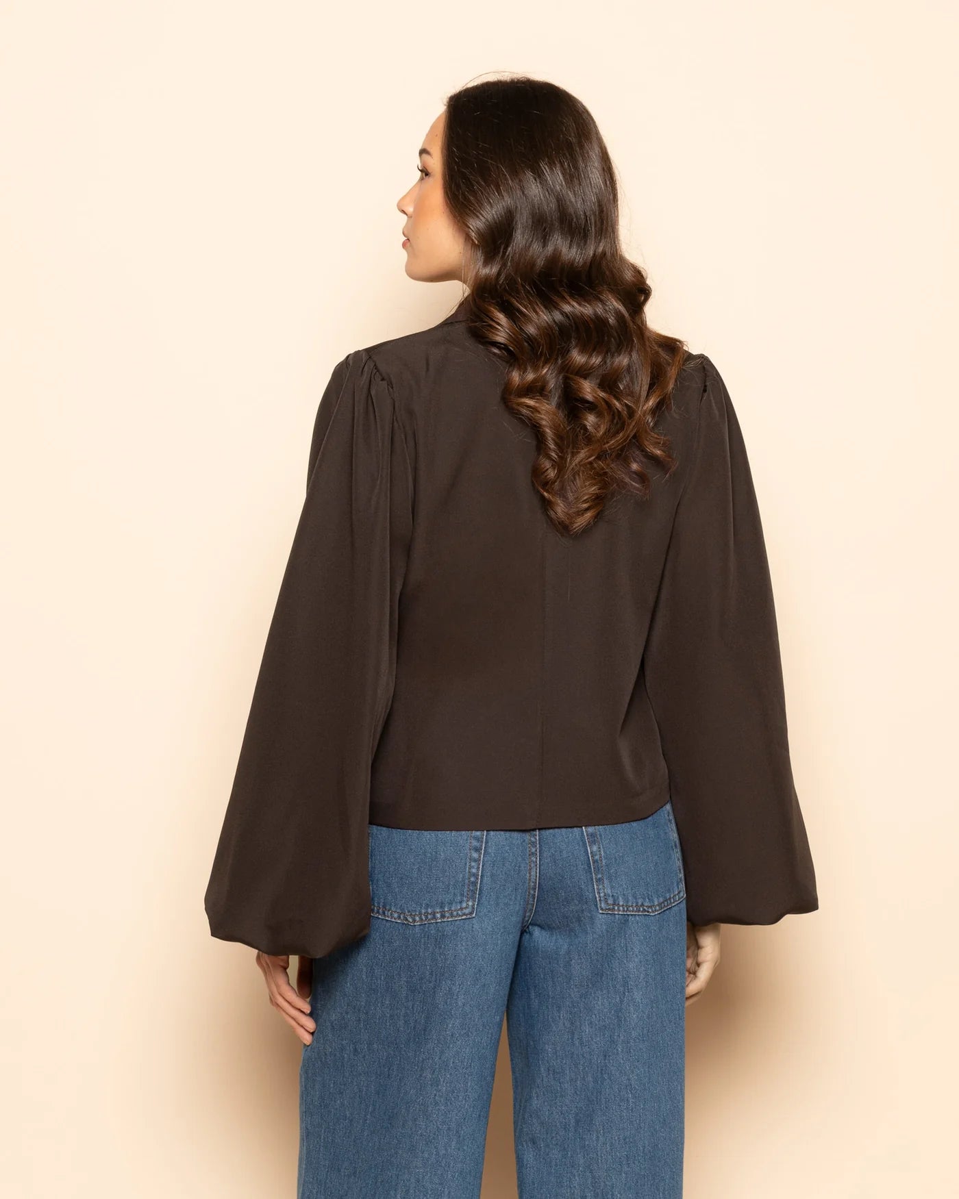 NOE WRAP BLAZER ORANJE