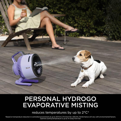 Shark FlexBreeze HydroGo™ | Portable Misting Fan for Indoor & Outdoor Cooling
