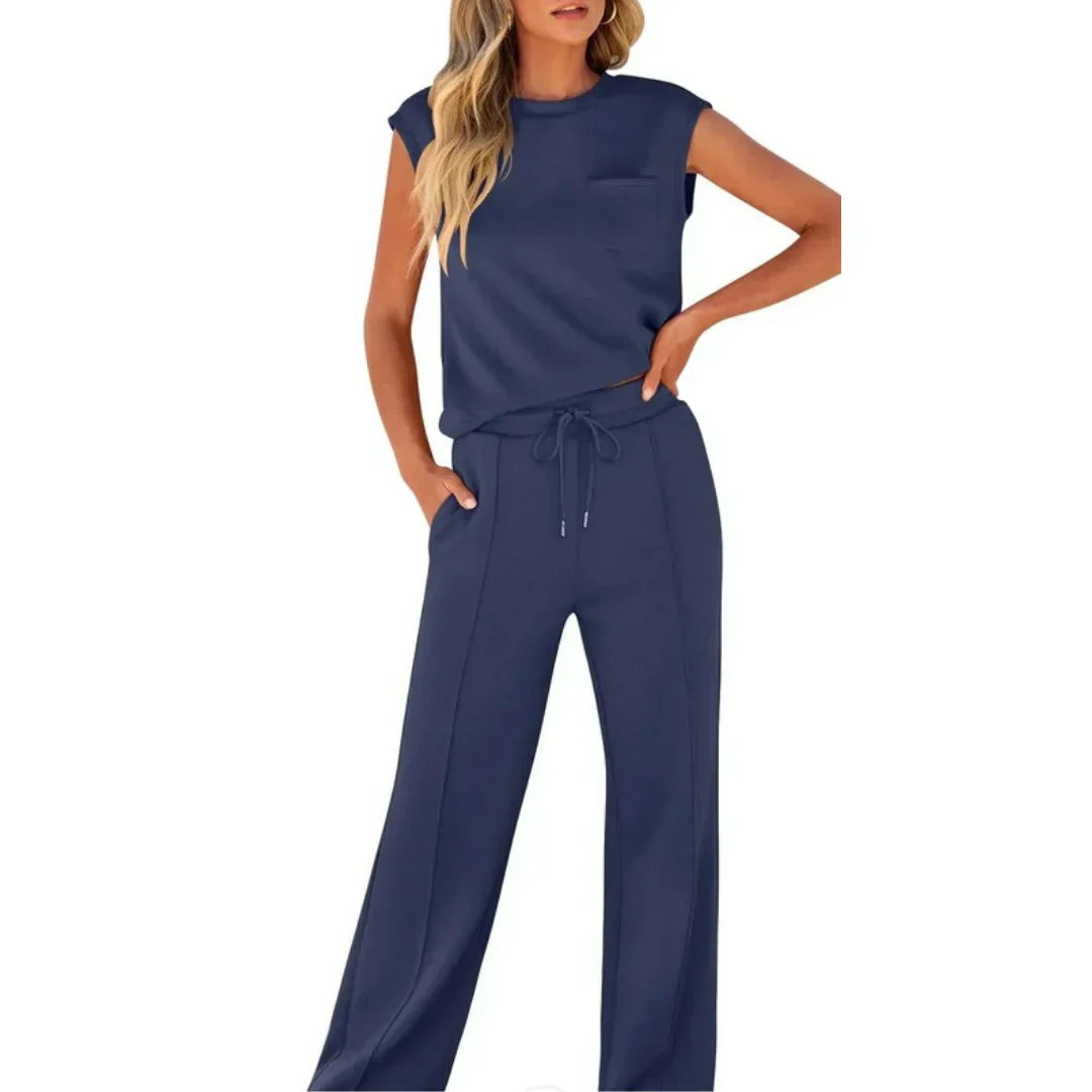 KAIYA™ – Casual Zomer Zachte Lounge Co-Ord