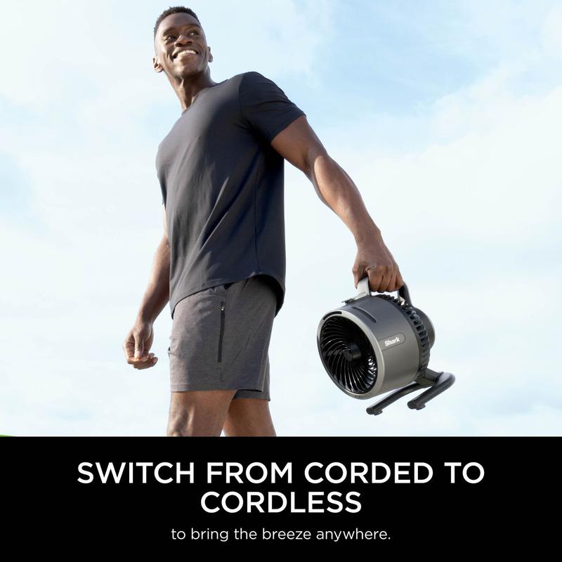 Shark FlexBreeze HydroGo™ | Portable Misting Fan for Indoor & Outdoor Cooling