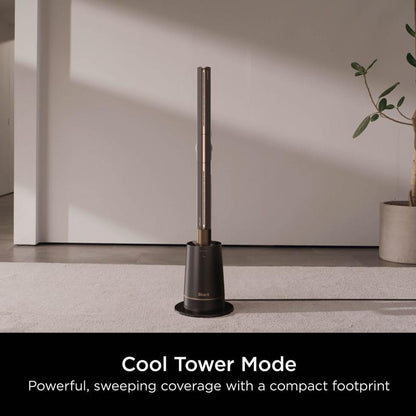 Shark TurboBlade – high-performance bladeless fan, powerful yet quiet, featuring 10 speed settings, wide oscillation, and an included remote control for convenient, effortless operation.