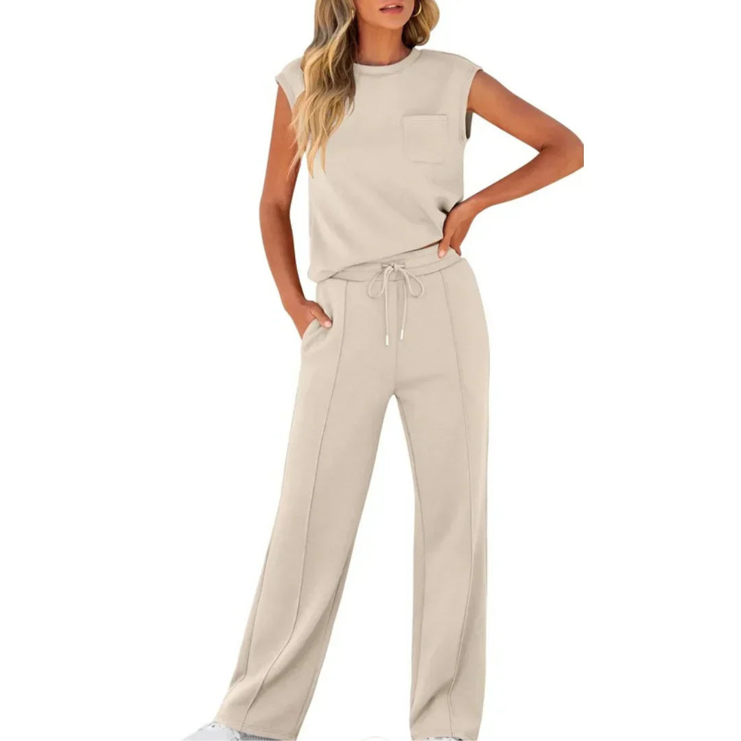 KAIYA™ – Casual Zomer Zachte Lounge Co-Ord