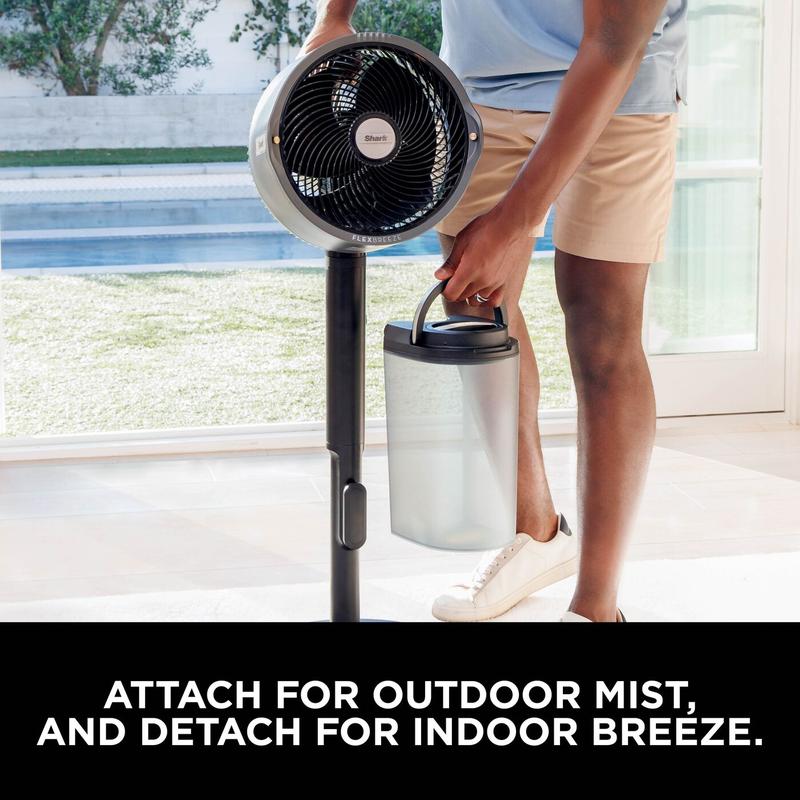 Shark FlexBreeze Pro Mist Indoor & Outdoor Fan & Outdoor Misting System