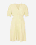 DILA MOUSSELINE DRESS BUTTER YELLOW