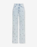 HEART BOOTCUT JEANS ROZE