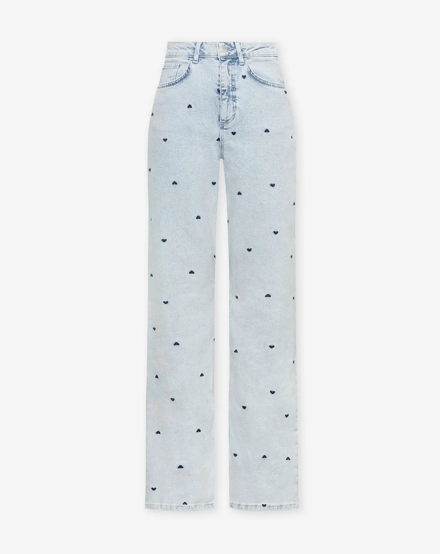 HEART BOOTCUT JEANS ROZE