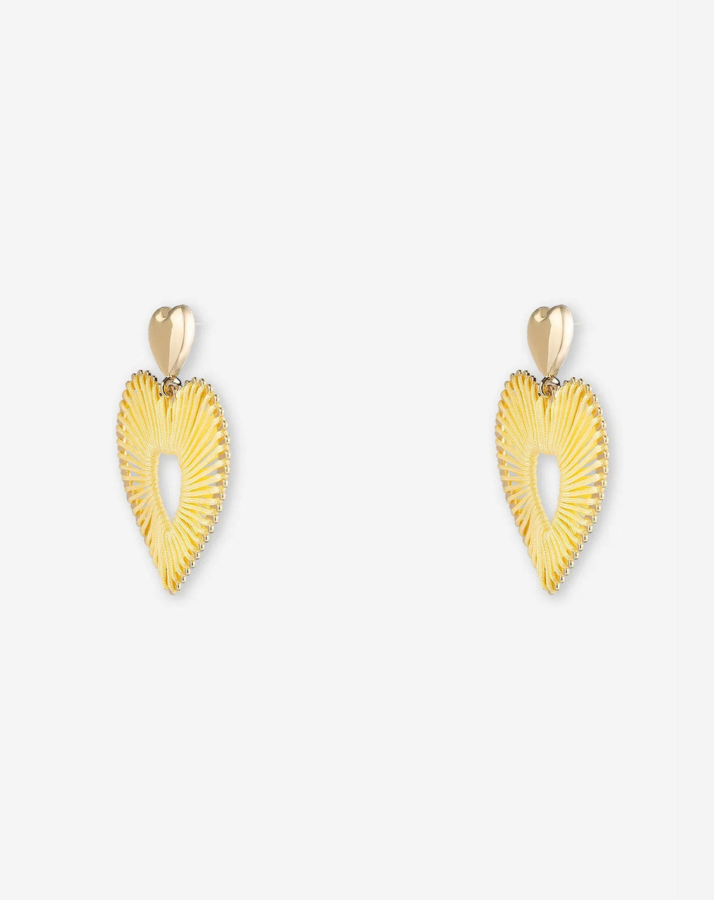 COLORED HEART EARRINGS