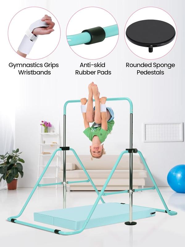 Gymnastics Bar with Non-Slip Mat