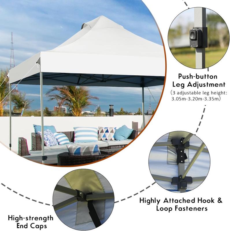 COSTWAY 3m x 3m Pop up Gazebo